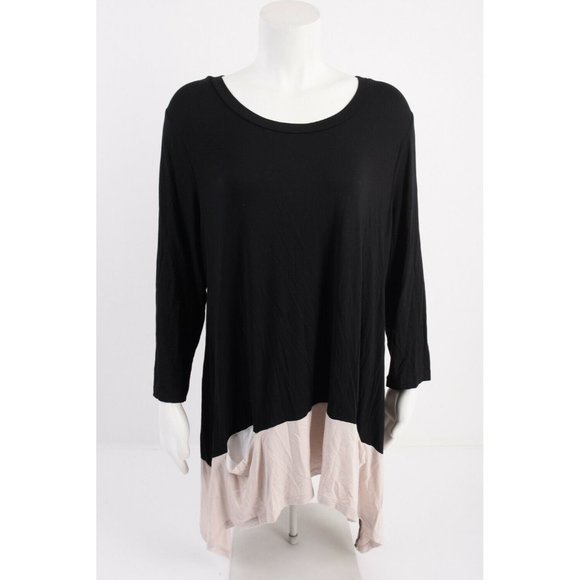 LOGO Lori Goldstein Womens Tunic Top Shirt XL